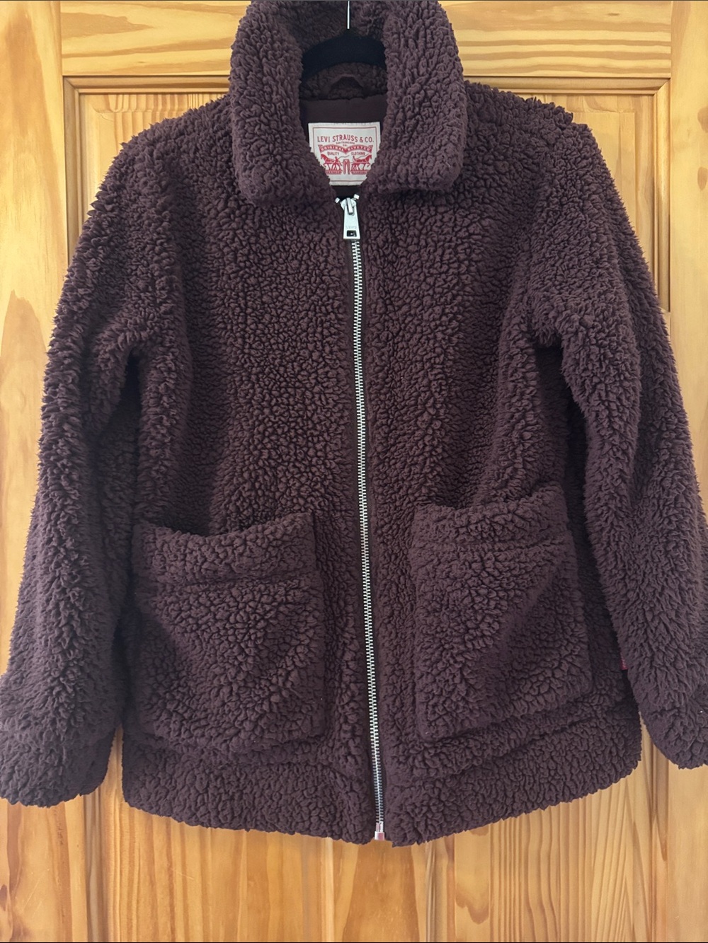 Levi's Plum Plush Sherpa Zip Jacket